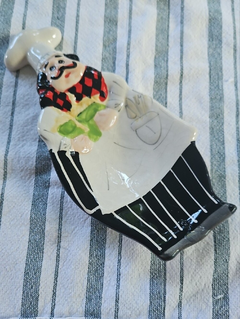 American Atelier Buon Appetito Chef Spoon Rest 9" - Picture 6 of 6
